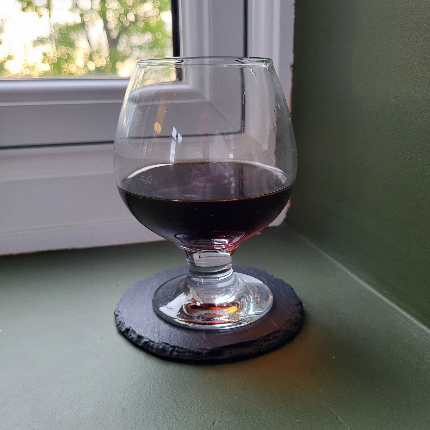 Round Slate Coaster 100mm (10cm)